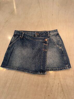 Free People We The Free Wynne Denim Skirt